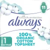 Always Maandverband Bio Cotton Protection Ultra Normal met Vleugels 11 stuks