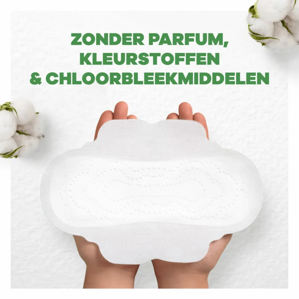Always Maandverband Bio Cotton Protection Ultra Long met Vleugels 9 stuks
