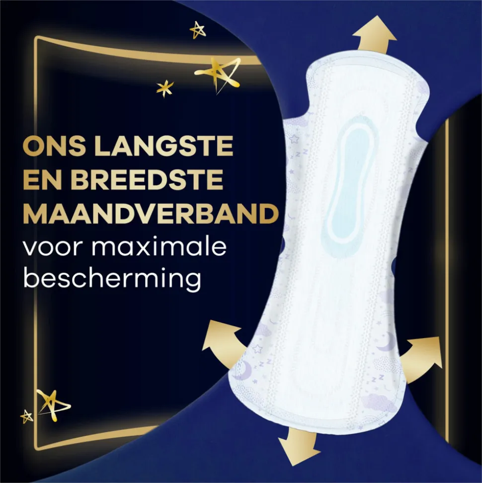 Always Maandverband Ultra Ultimate Night 18 stuks