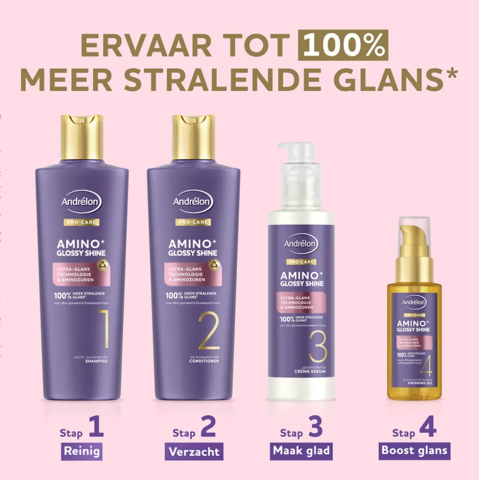 Andrélon Pro-Care Haarserum Amino+ Glossy Shine 200 ml