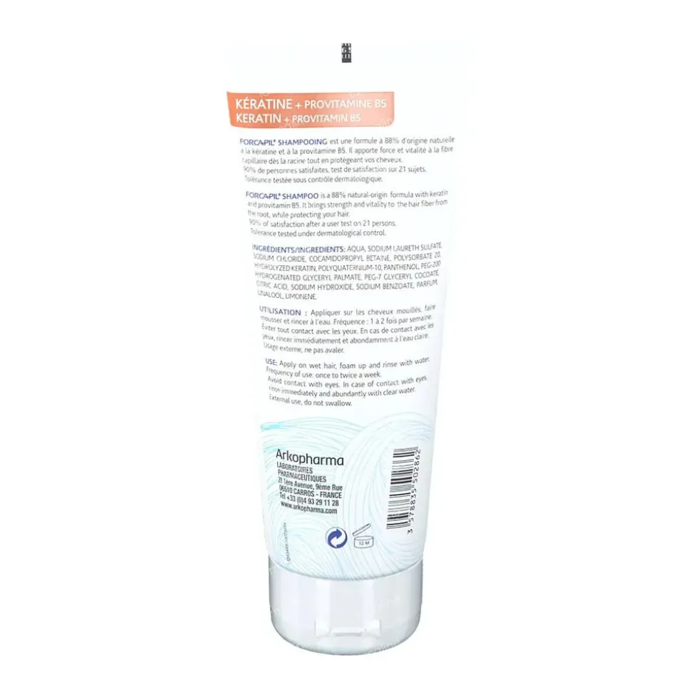 Arkopharma Forcapil Shampoo Fortifiant 200 ml