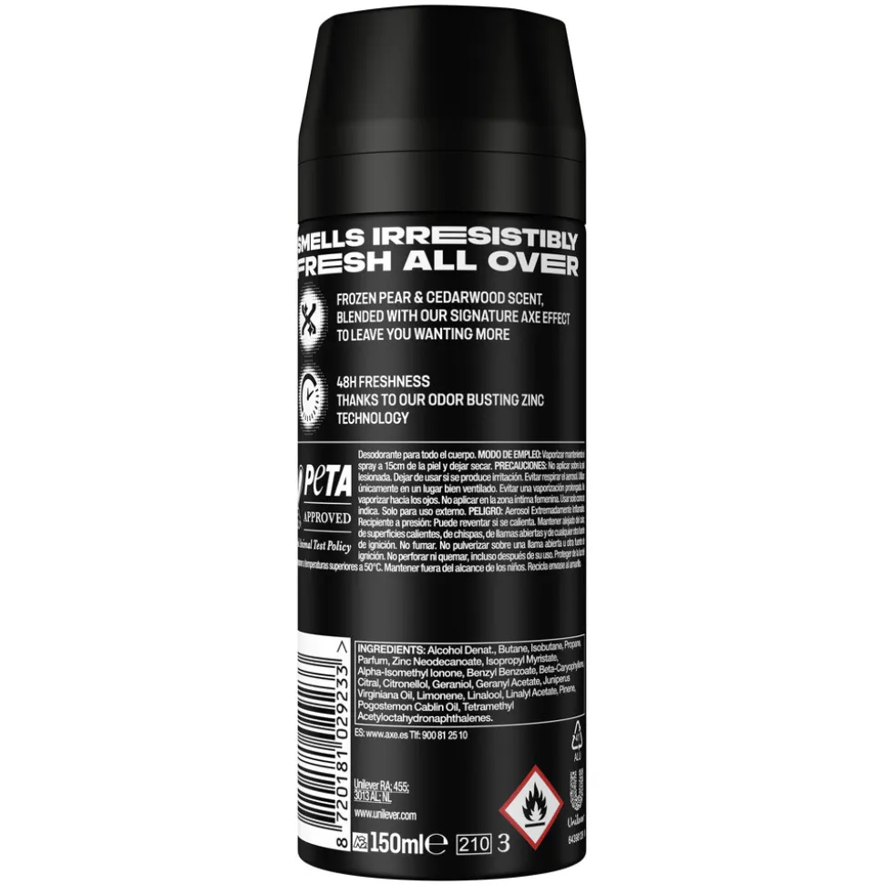 Axe Deodorant Bodyspray Black 150 ml