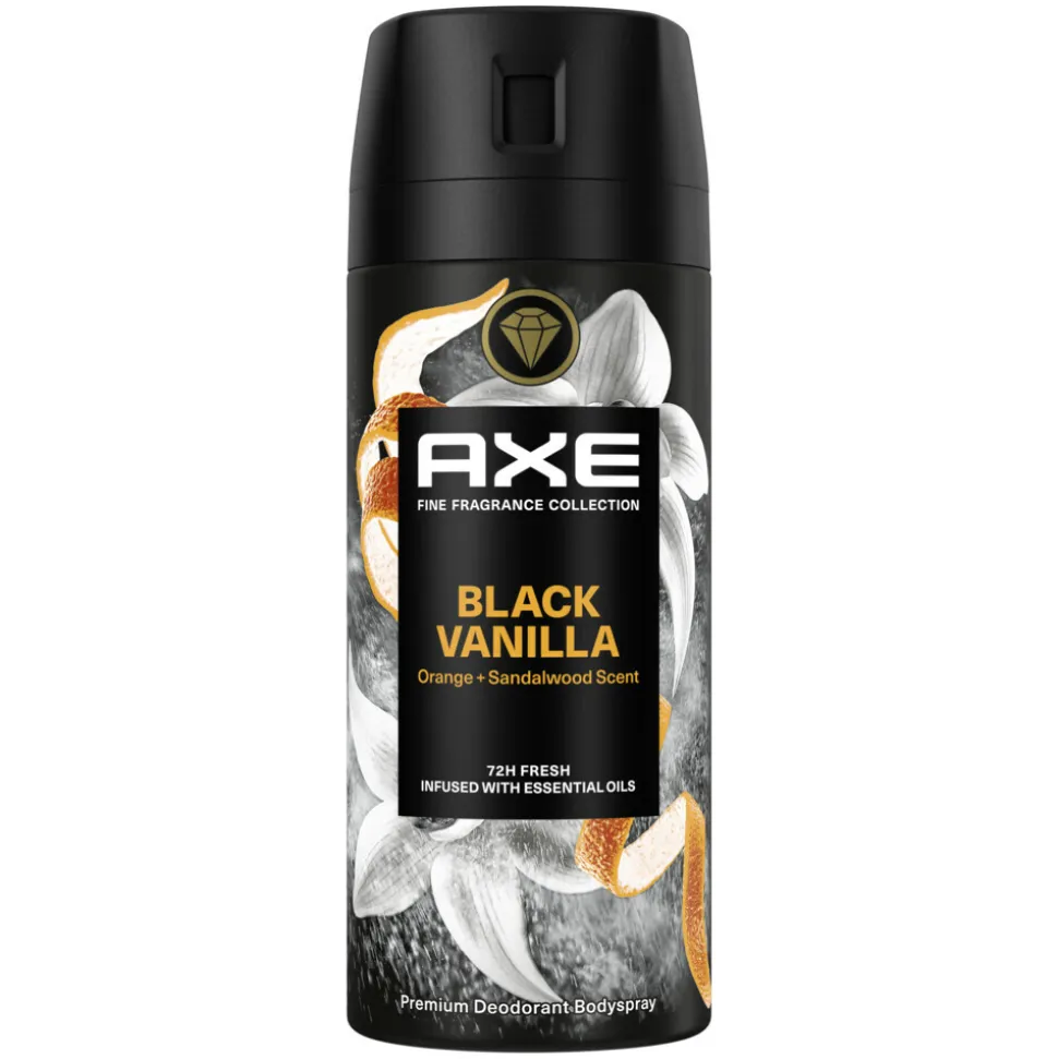 Axe Deodorant Bodyspray Black Vanilla 150 ml