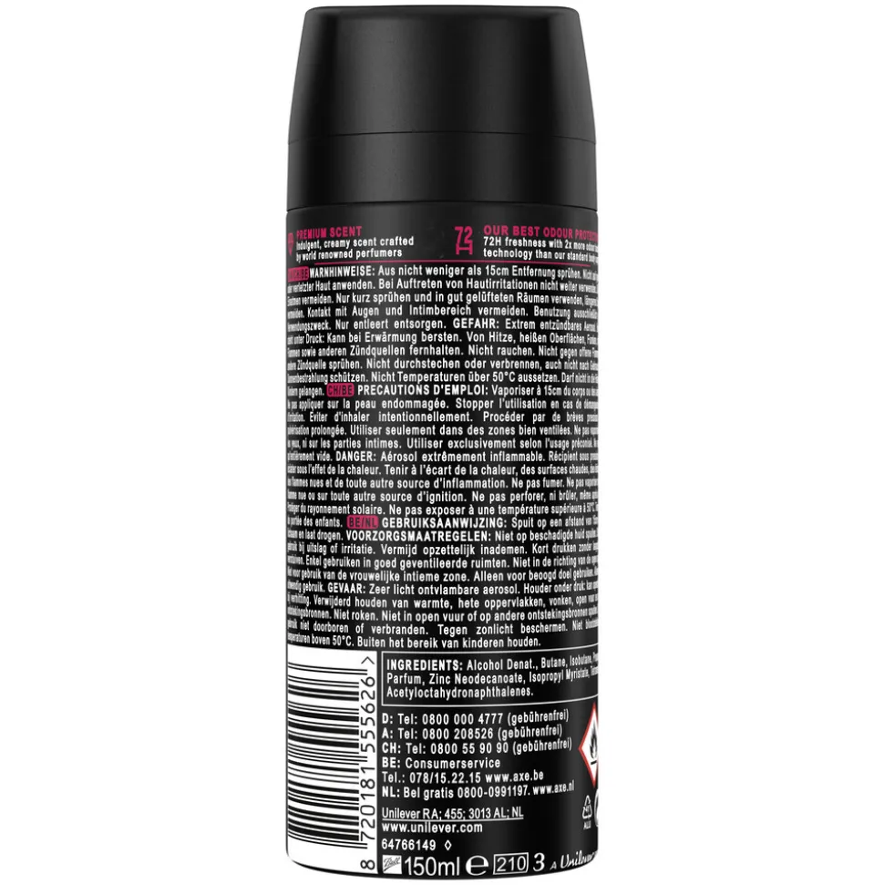 Axe Deodorant Bodyspray Cherry Fizz 150 ml