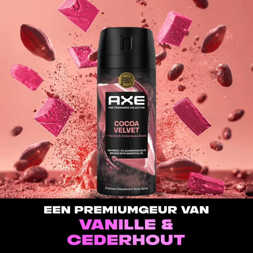 Axe Deodorant Bodyspray Cocoa Velvet 150 ml