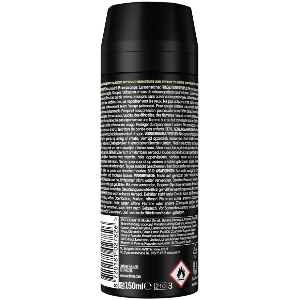 Axe Deodorant Bodyspray Musk 150 ml
