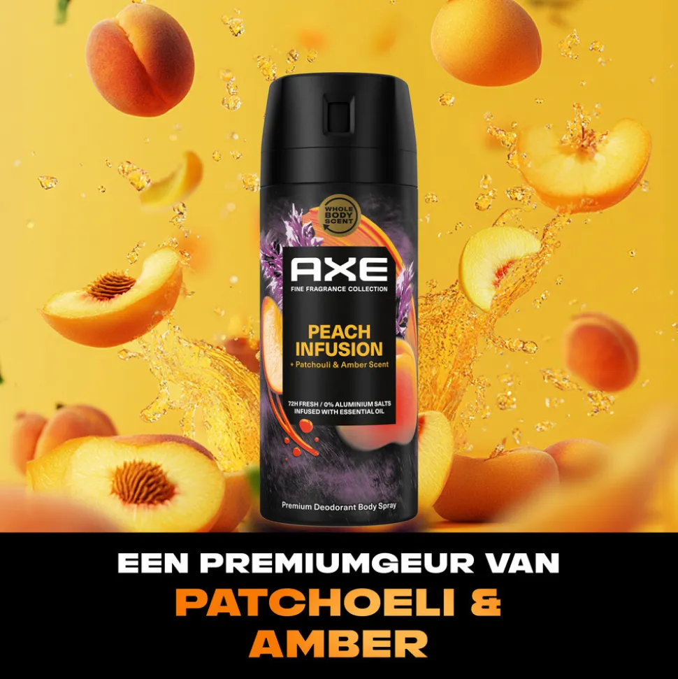 Axe Deodorant Bodyspray Peach Infusion 150 ml