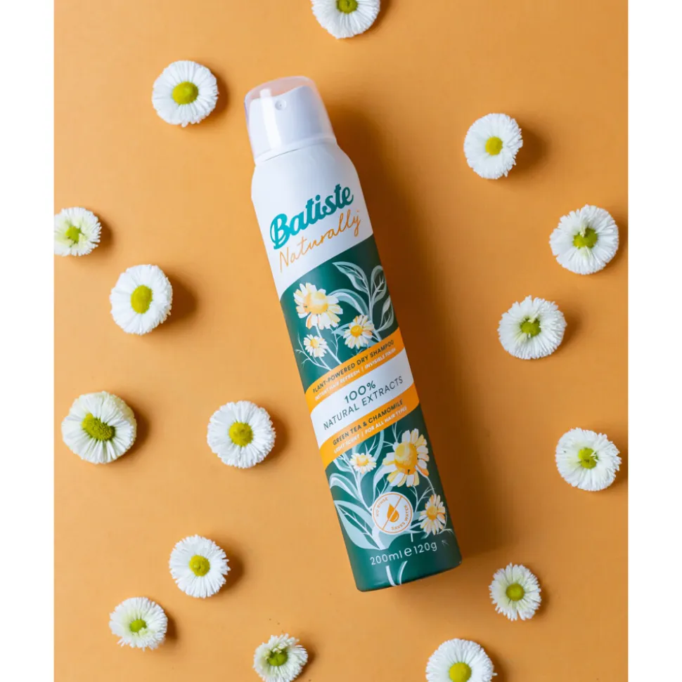 Batiste Naturally Droogshampoo Green Tea & Chamomile 200 ml