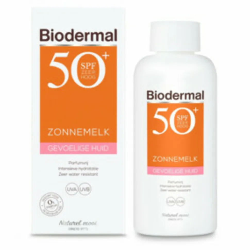 Biodermal Lichaam en Gezicht Gevoelige Huid Zonnebescherming Pakket
