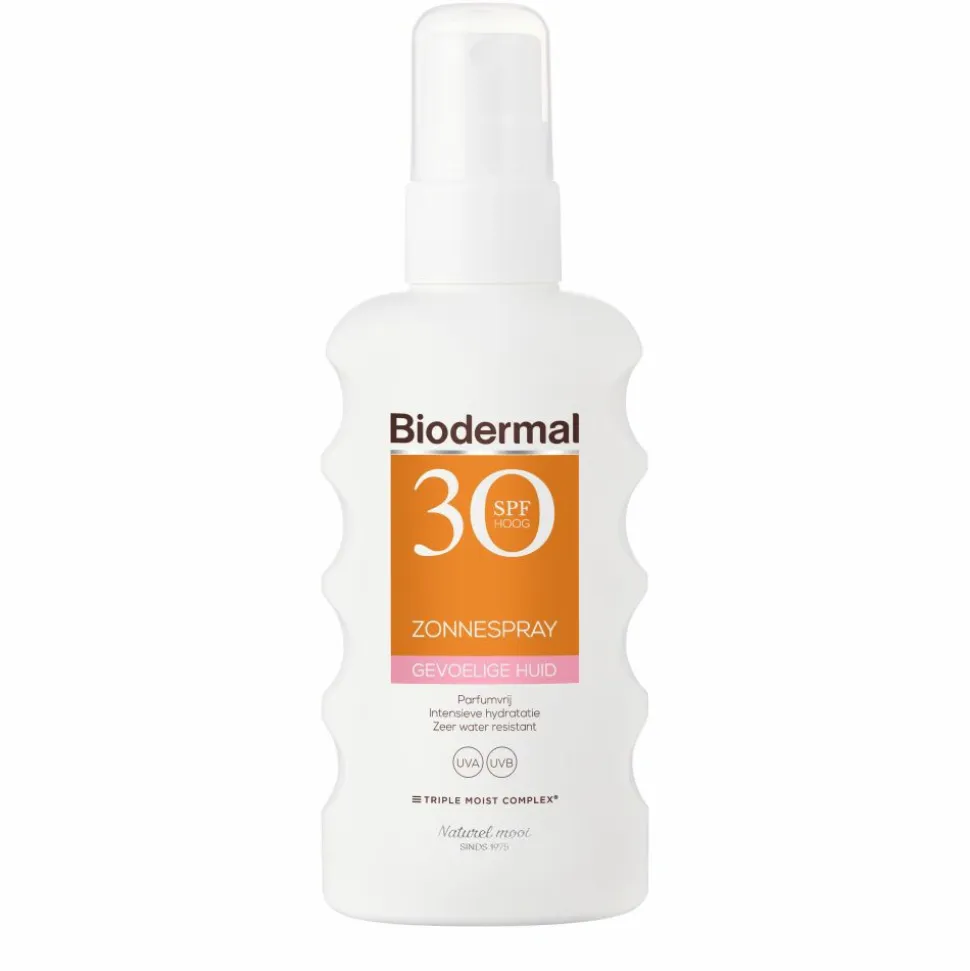 Biodermal Zonnespray Gevoelige Huid SPF 30 175 ml