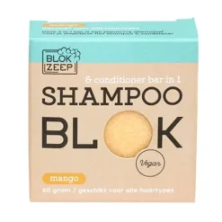 Blokzeep 2-in-1 Shampoo & Conditioner Bar Mango 60 gr