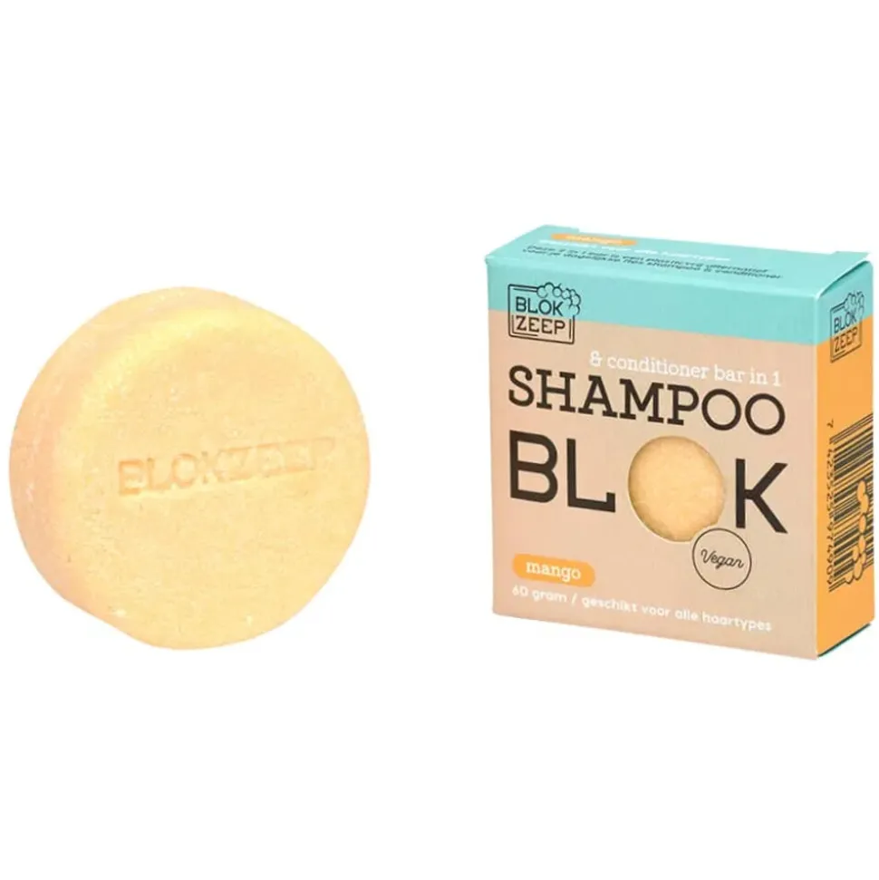 Blokzeep 2-in-1 Shampoo & Conditioner Bar Mango 60 gr