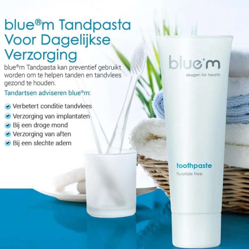 Bluem Tandpasta Fluoride Vrij 75 ml