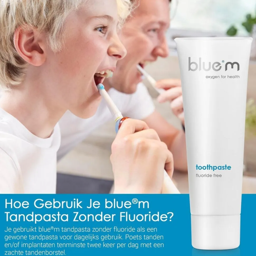 Bluem Tandpasta Fluoride Vrij 75 ml