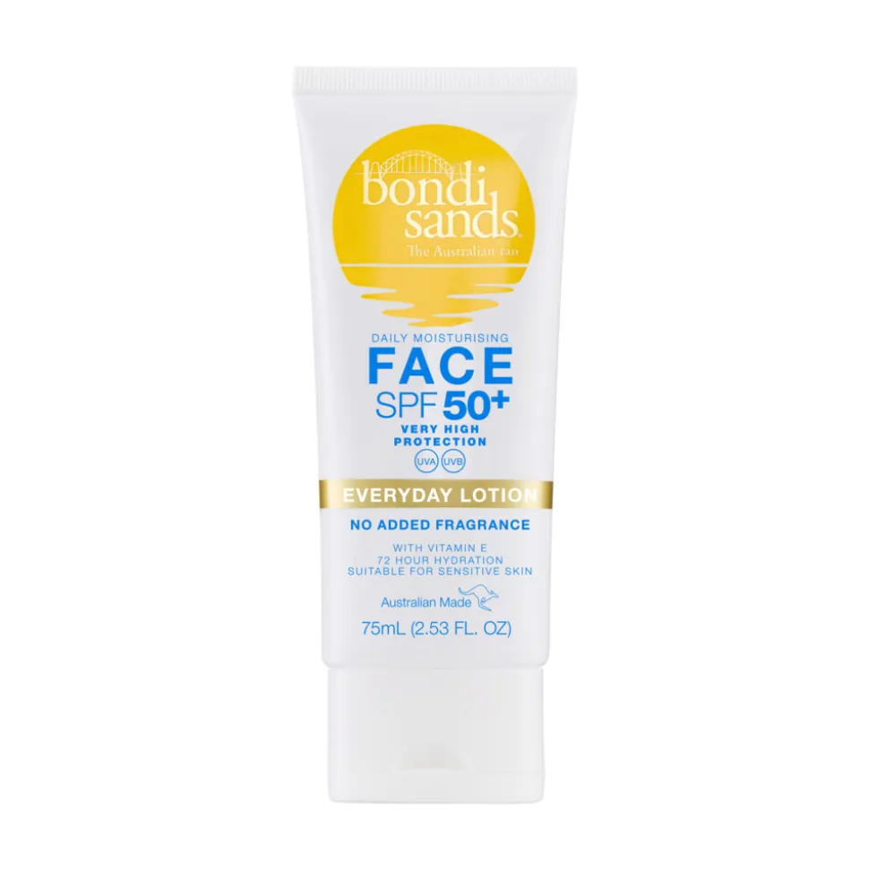 Bondi Sands Zonnebrand Lotion Gezicht Parfumvrij SPF 50+ 75 ml