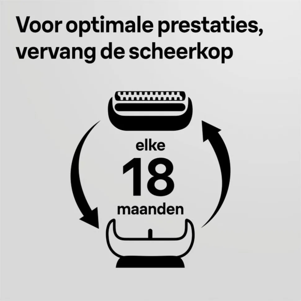 Braun Elektrisch Scheerapparaat Vervangingskop Series 3 32B Zwart