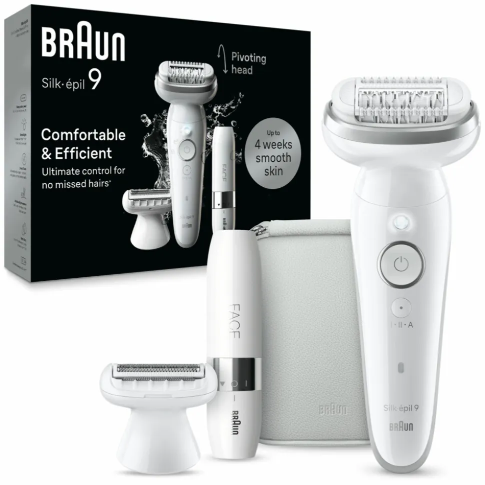 Braun Epilator Silk-épil 9 9-041 Wit/Zilver