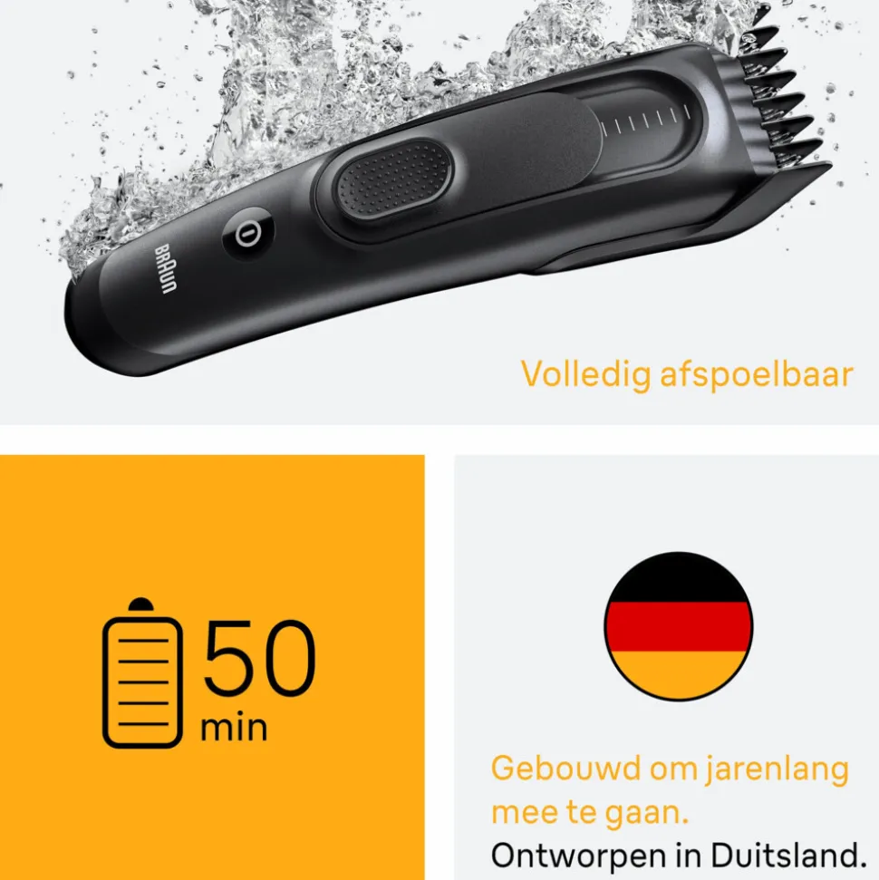 Braun Haartrimmer Series 5 HC5530 Zwart