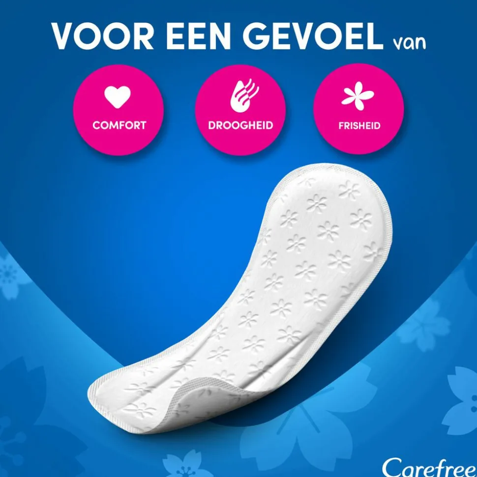 Carefree Cotton Feel Flexiform Small / Medium 56 stuks