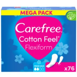 Carefree Cotton Feel Flexiform Fresh 76 stuks