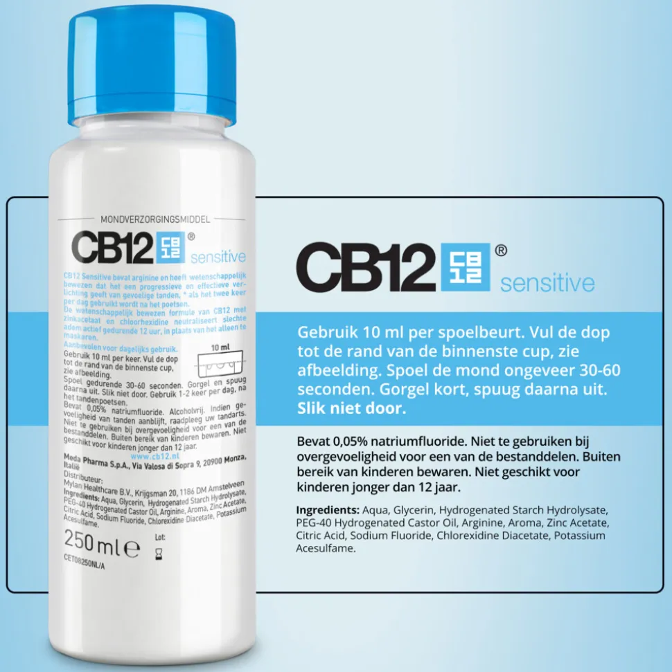 CB12 Mondwater Sensitive 250 ml