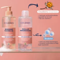 Celenes Bergbraam Micellair Reinigingswater Droge / Gevoelige Huid 250 ml
