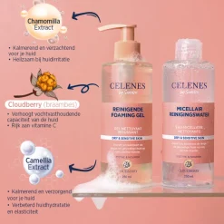 Celenes Bergbraam Reinigende Foam Gel Droge / Gevoelige Huid 250 ml