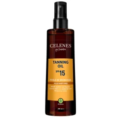 Celenes Herbal Tanning Oil Alle Huidtypes SPF 15 200 ml