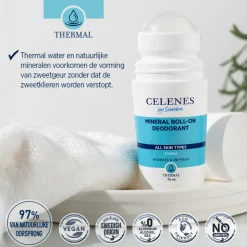 Celenes Thermal Mineral Roller Deodorant Alle Huidtypes 75 ml