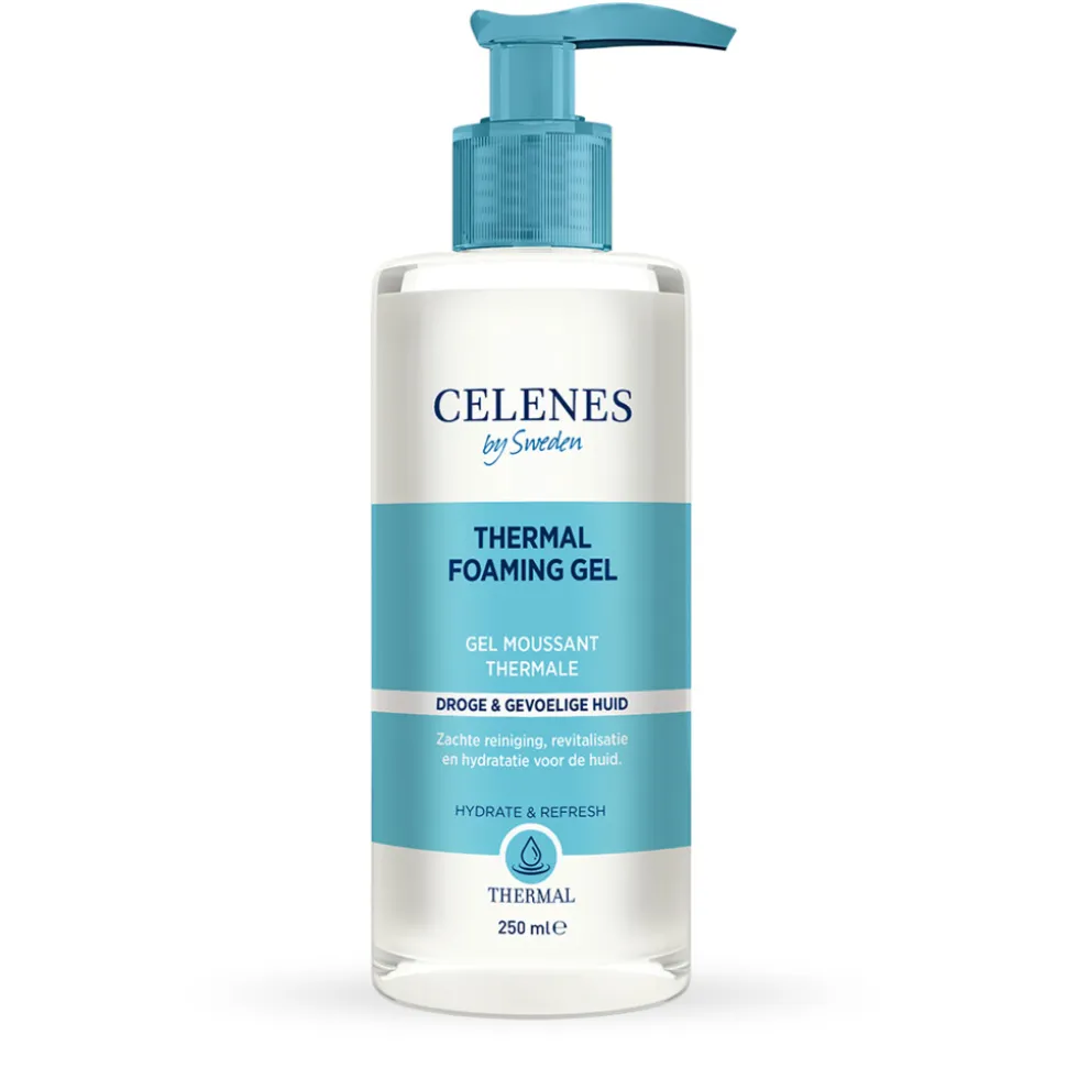 Celenes Thermal Reinigende Foam Gel Droge / Gevoelige Huid 250 ml