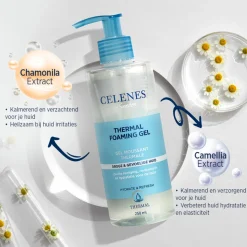 Celenes Thermal Reinigende Foam Gel Droge / Gevoelige Huid 250 ml