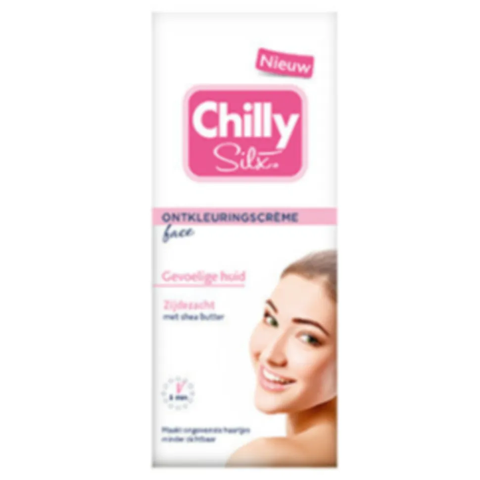 Chilly Silx Ontkleuringscreme Gezicht Gevoelige Huid 75 ml