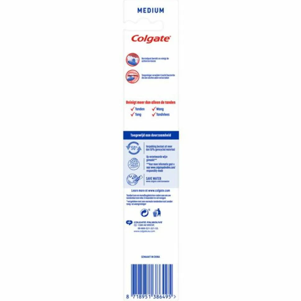 Colgate Tandenborstel Extra Clean Medium 2 stuks