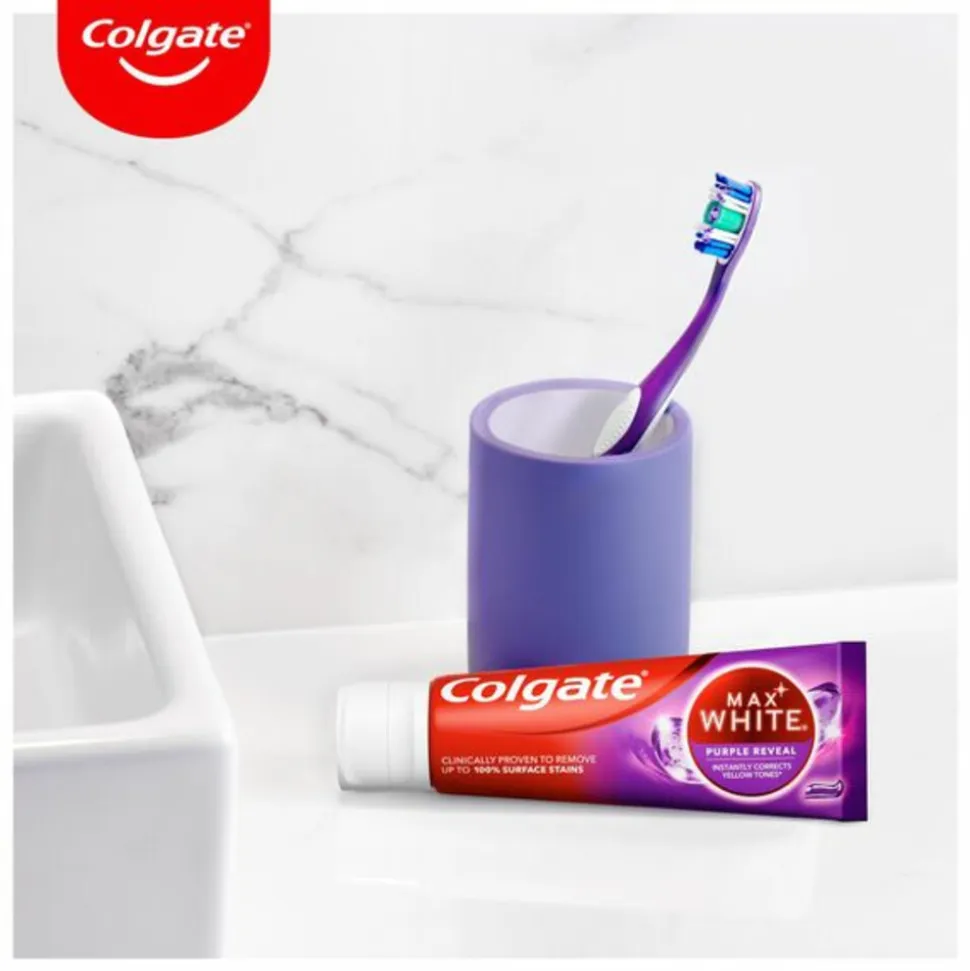 Colgate Tandpasta Max White Purple Reveal 75 ml