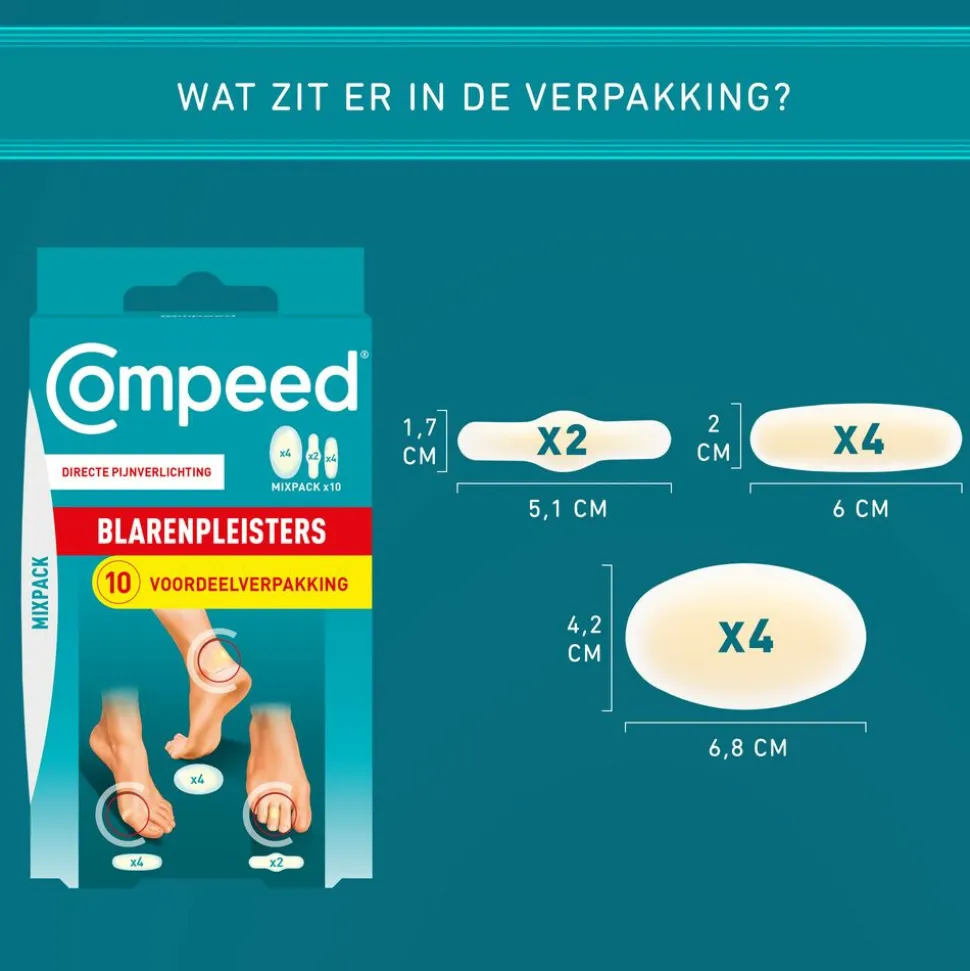 Compeed Blarenpeister Mix Pack 10 stuks