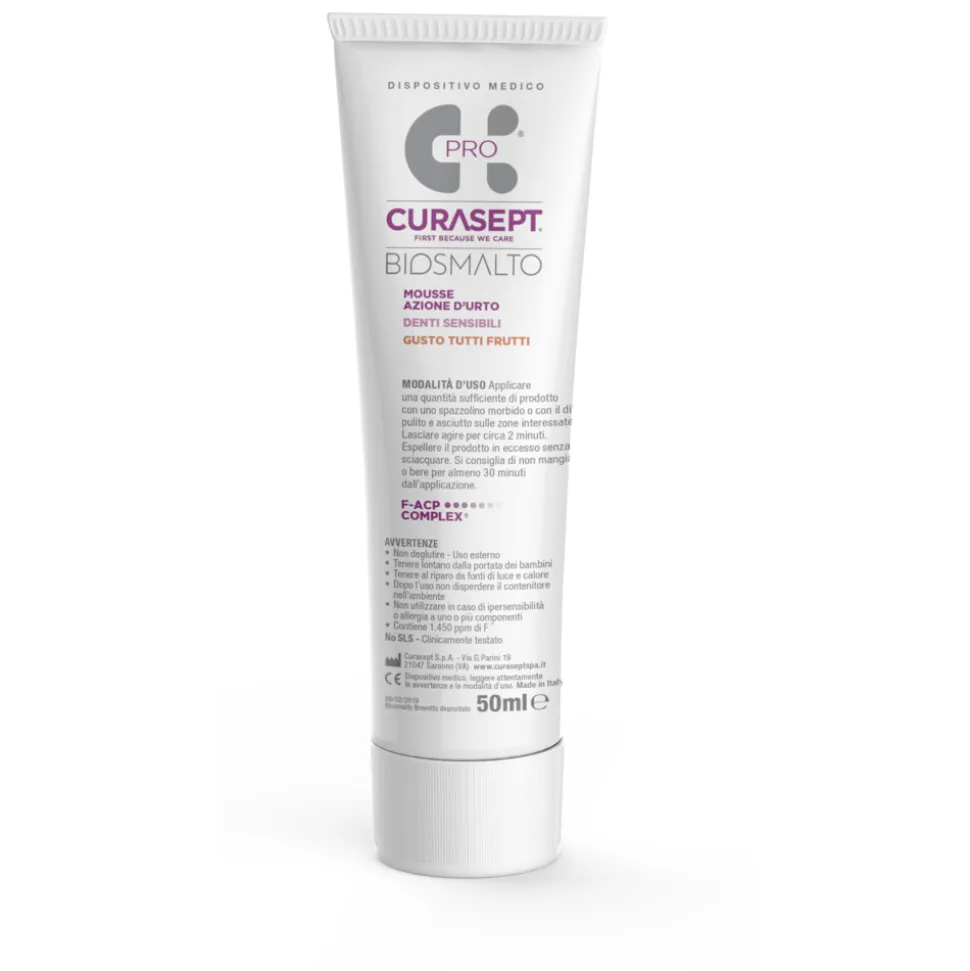 Curasept Biosmalto Mousse Sensitive 50 ml