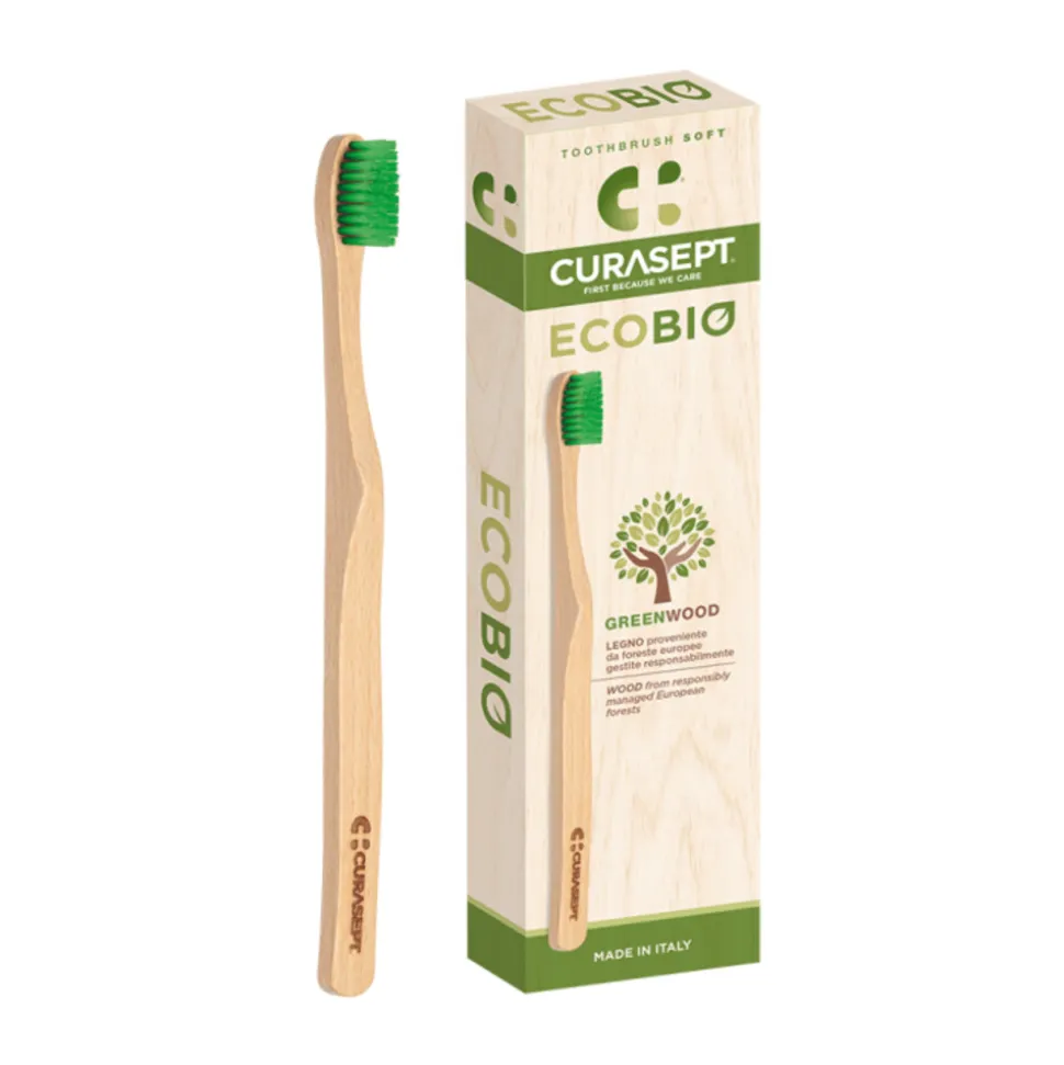 Curasept Ecobio Greenwood Tandenborstel Soft