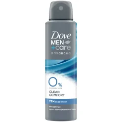 Dove Deodorant Men+ Care 0% Clean Comfort 150 ml