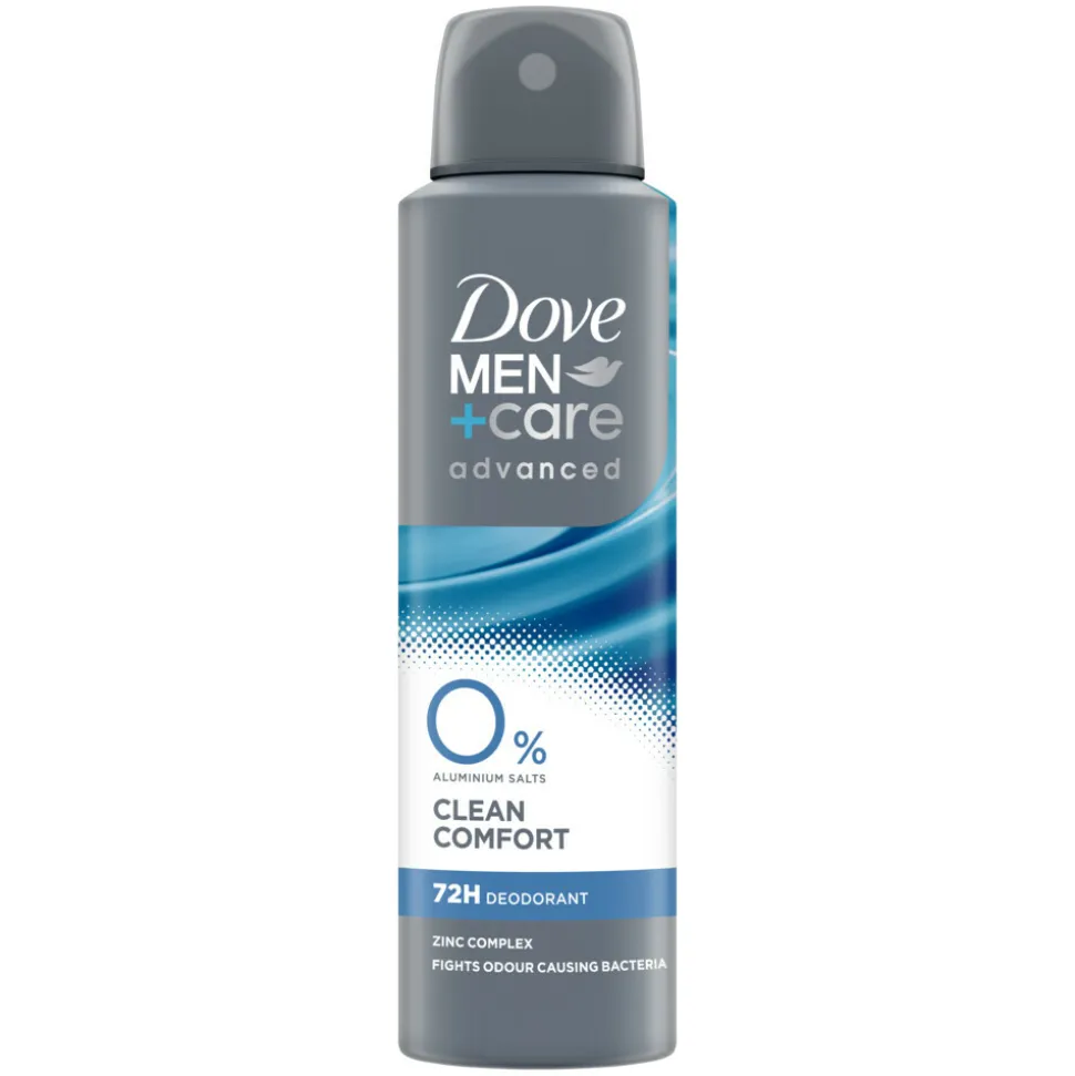 Dove Deodorant Men+ Care 0% Clean Comfort 150 ml