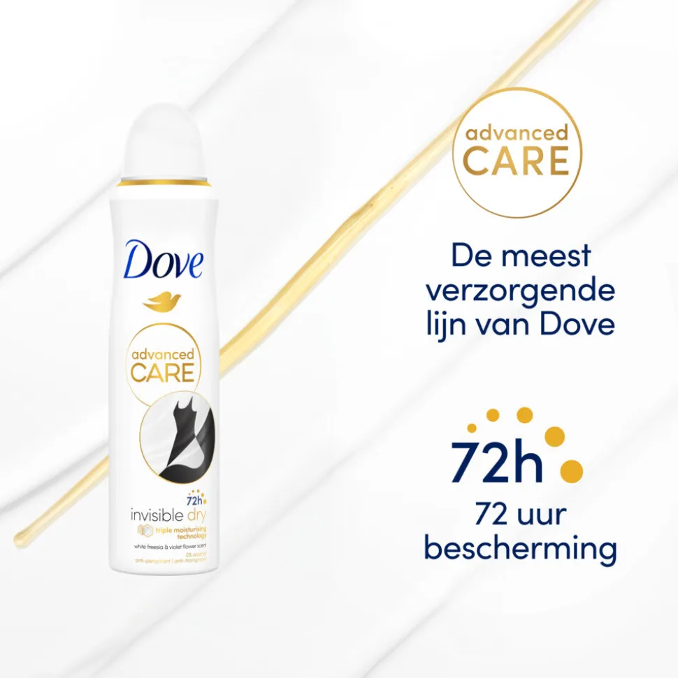 Dove Deodorant Spray Invisible Dry 150 ml