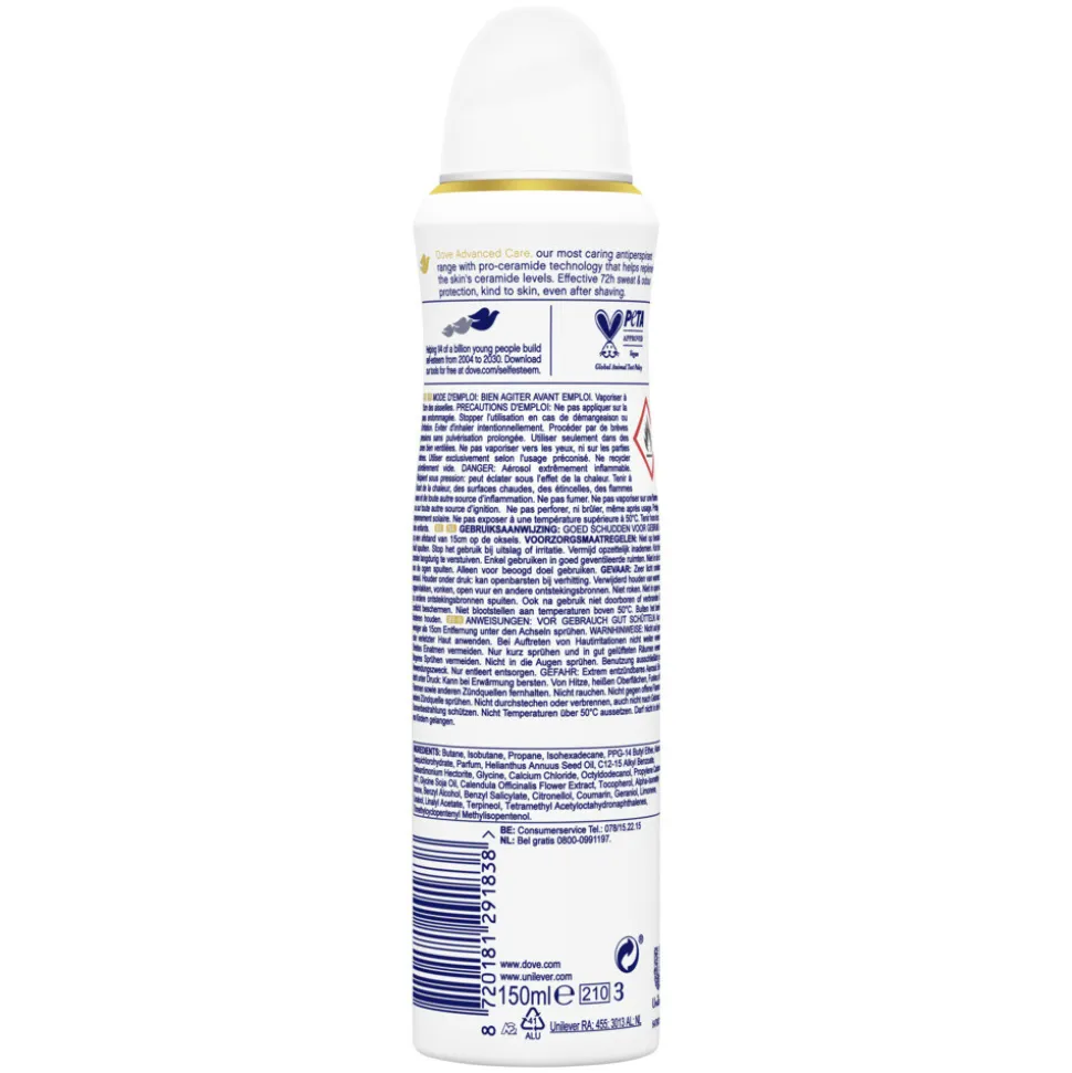 Dove Deodorant Spray Soft Feel 150 ml