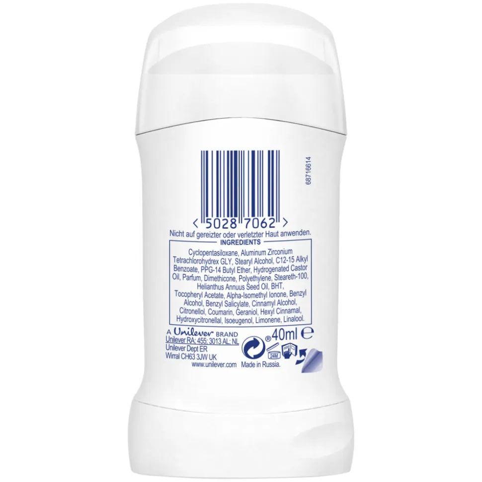 Dove Deodorant Stick Invisible Dry 40 ml