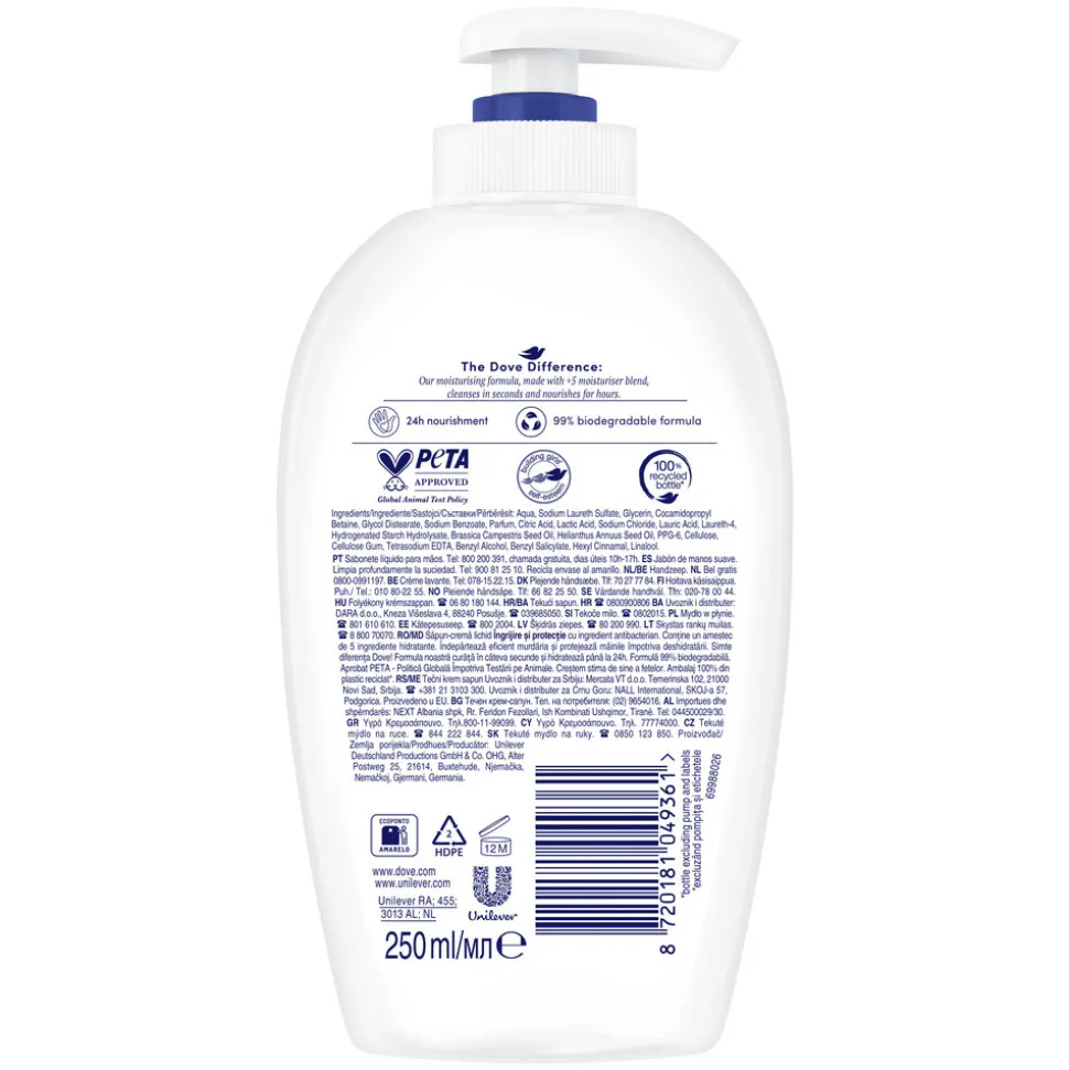 Dove Handzeep Care & Protect Deep Cleansing 250 ml