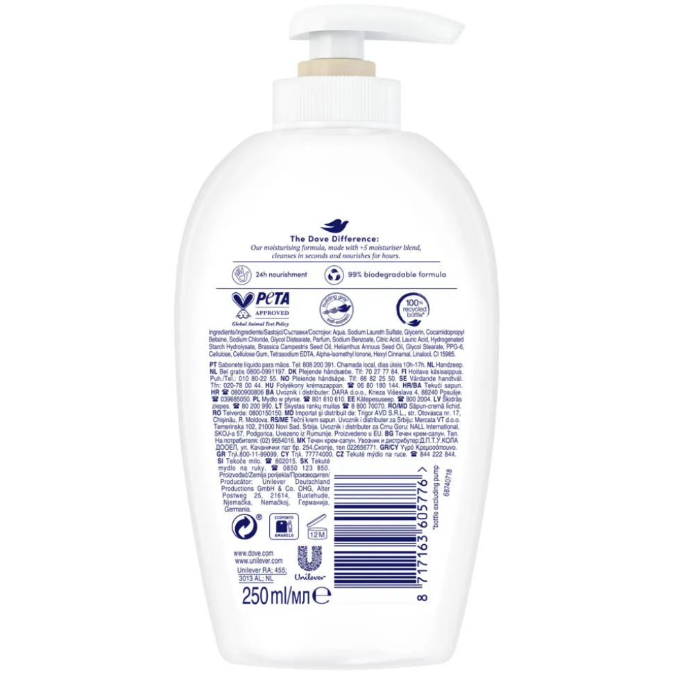 Dove Handzeep Nourishing Silk 250 ml
