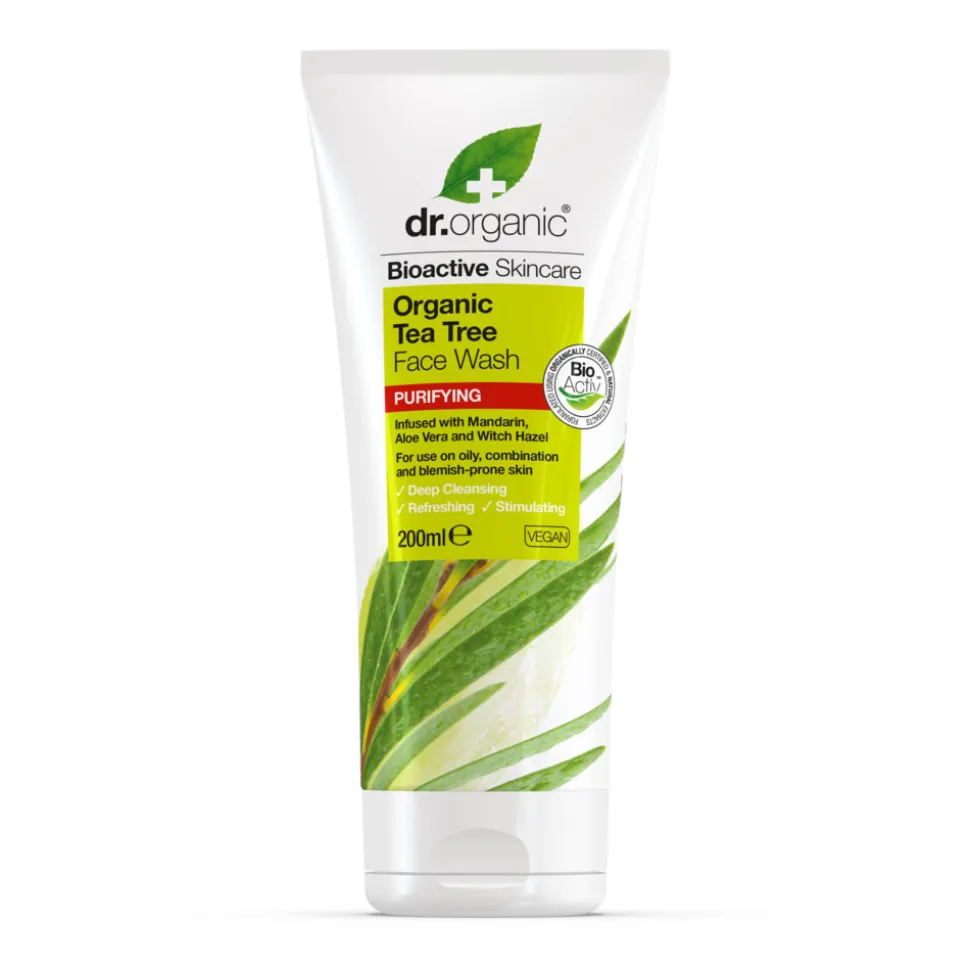 Dr. Organic Tea Tree Face Wash 200 ml