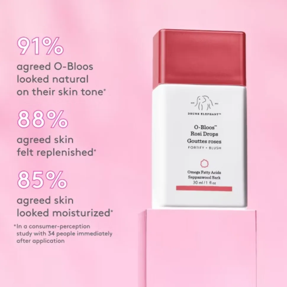 Drunk Elephant O-Bloos Rosi Drops Gezichtsserum 30 ml
