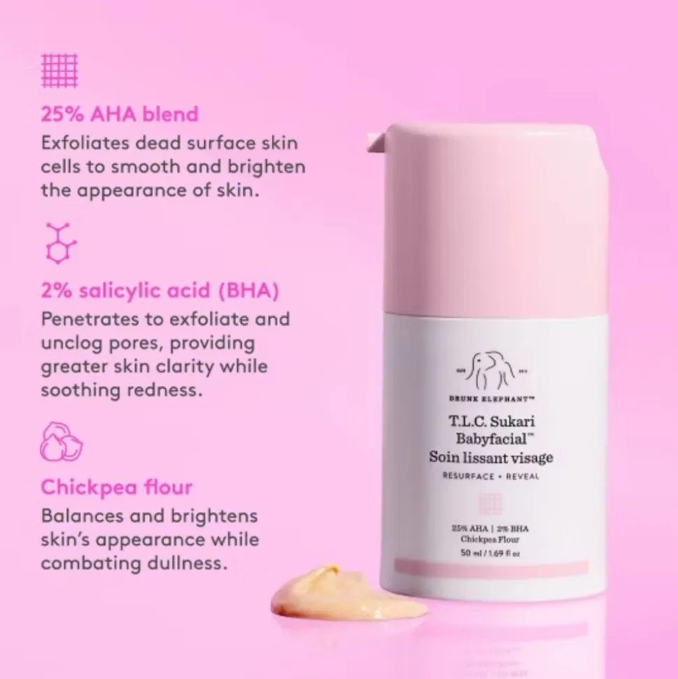 Drunk Elephant T.L.C. Sukari Babyfacial Masker 50 ml