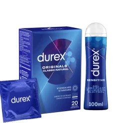 Durex Classic Condooms en Glijmiddel Sensitive Pakket