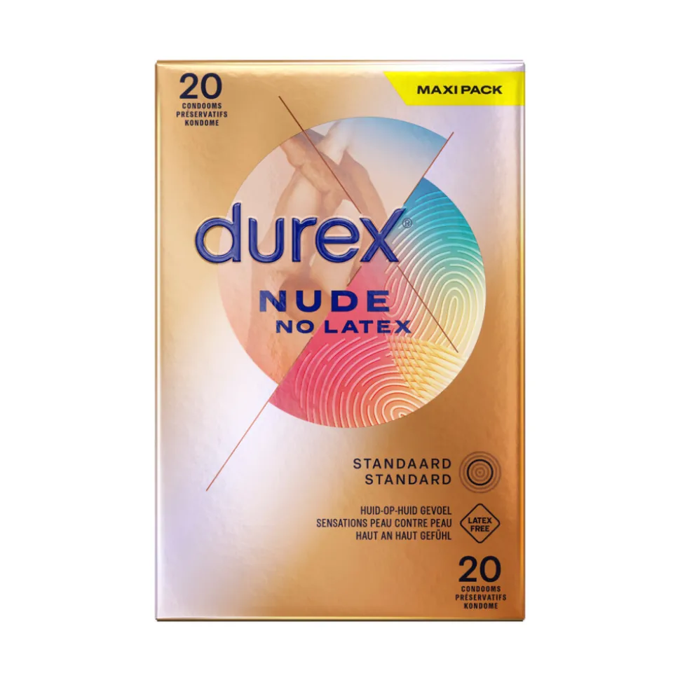 Durex Condooms Nude Latex Vrij 20 stuks