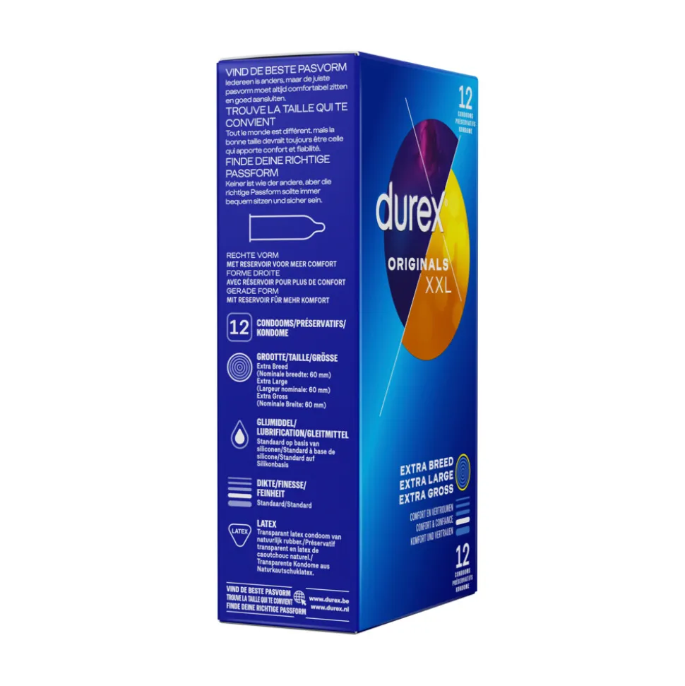 Durex Condooms Originals XXL 12 stuks